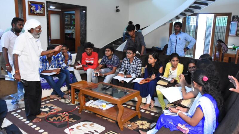 ஈரோடு செளந்தர் இயக்கத்தில் புதுமுகங்கள் நடிக்கும்  “அய்யா உள்ளேன் அய்யா” படப்பிடிப்பு துவங்கியது