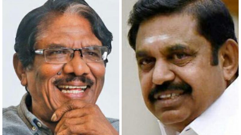 முதல்வர் எடப்பாடிக்கு இயக்குனர் பாரதிராஜா பாராட்டு !