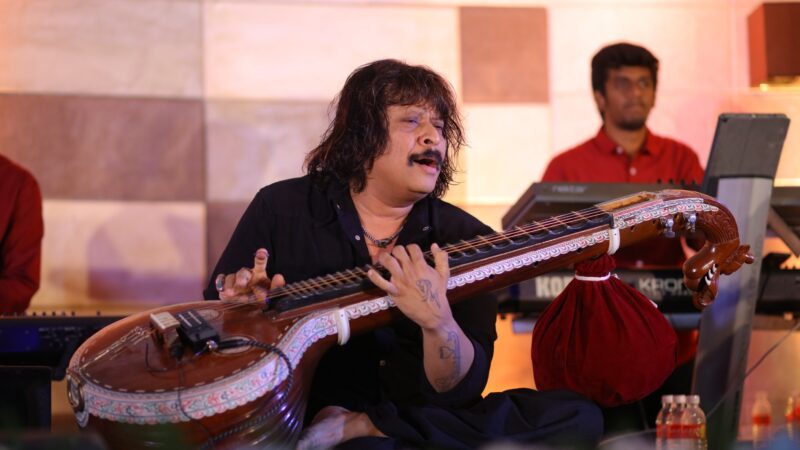 VEENA MAESTRO RAJESH VAISHYA HONOURED BY ASIA BOOK OF RECORDS STILLS