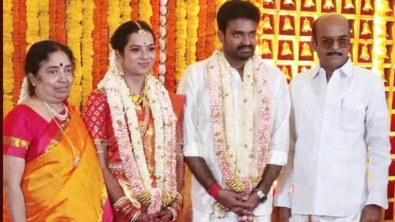 பிரபல இயக்குனர் ஏ எல் விஜய்க்கும டாக்டர் ஐஸ்வர்யாவுக்கும் திருமணம் நடந்தது.