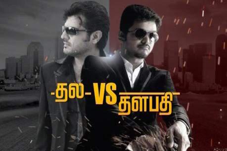 நடிகர் விஜய் குறித்து விமர்சித்த அஜித் ரசிகரை விஜய் ரசிகர் கத்தியால் தாக்கிய சம்பவம் பரபரப்பை ஏற்படுத்தியுள்ளது.