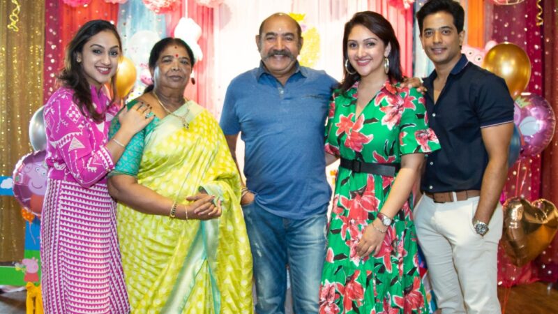 Sridevi Vijaykumar Rahul Daughter Rupikaa 3rd Birthday Stills