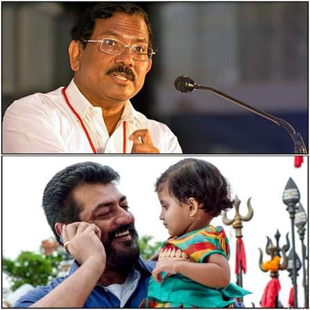 அஜித்குமாரின் ‘விஸ்வாசம்’ படத்தின் பாடலுக்கு அமைச்சர் பாராட்டு?
