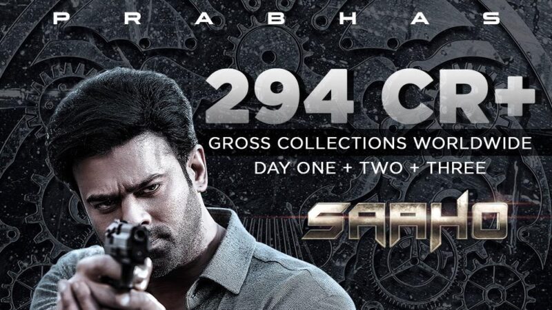 நான்கு நாட்களில் 330 கோடியாம்; வசூல் மழையில் சாஹோ!