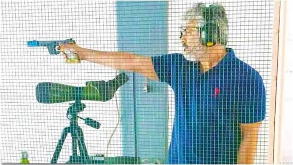 தேசிய அளவிலான துப்பாக்கி சுடும் போட்டியில் அஜித்குமார் சாதனை