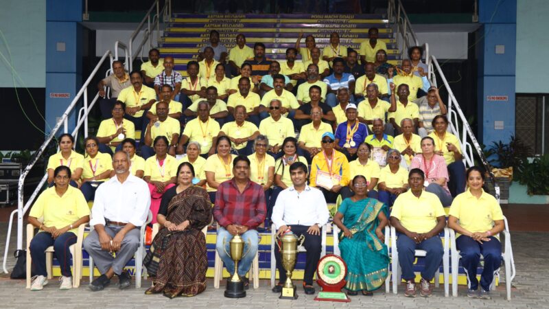 “Honouring the Chennai District Masters Athlete Medalists at the Tamil Nadu Masters Athletic Meet 2019 at Trichy”. Stills