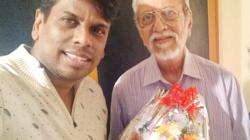 மூத்த நடிகர் சாருஹாசனுக்கு ‘வாழ்நாள் சாதனையாளர் விருது’ – இயக்குனர் ‘விஜய்ஸ்ரீ ஜி’ நன்றி*