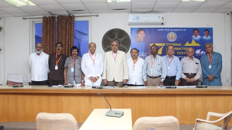 17th Chennai International Film Festival Press Meet Stills.
