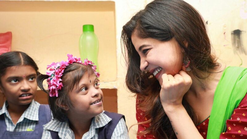Smile of Children has given me more Strength – Actress Sakshi Agarwal.