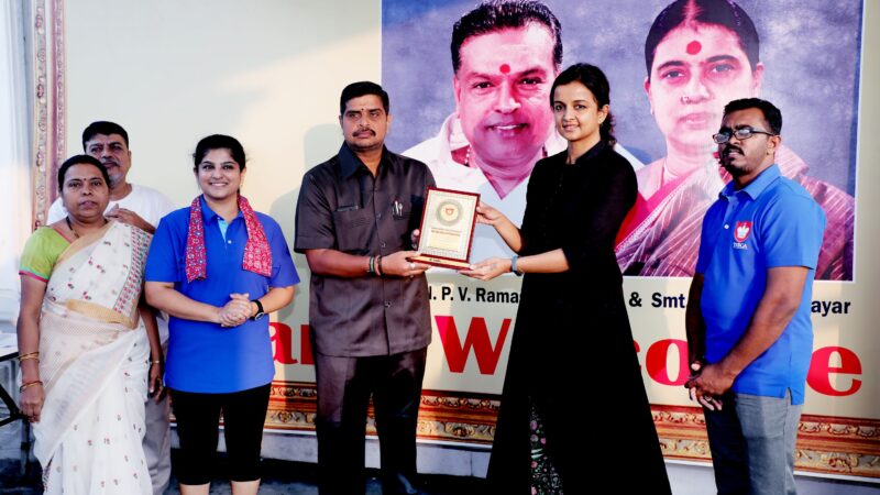 Mrs.Kiruthiga Udhayanidhi launched the TNBCA official flag and flag offed the walkathon Stills