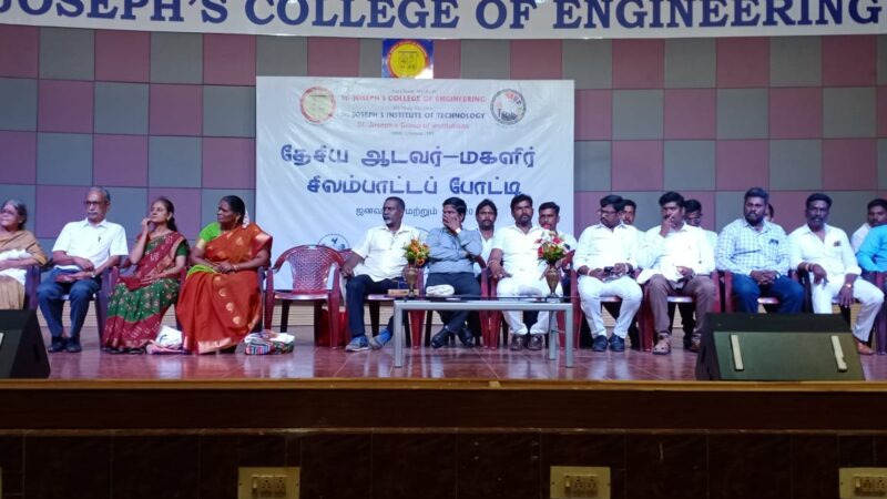 சென்னையைக் கலக்கிய மகளிர் சிலம்பம்  போட்டிகள் ஏழு மாநில வீராங்கனைகள் பங்கேற்பு!