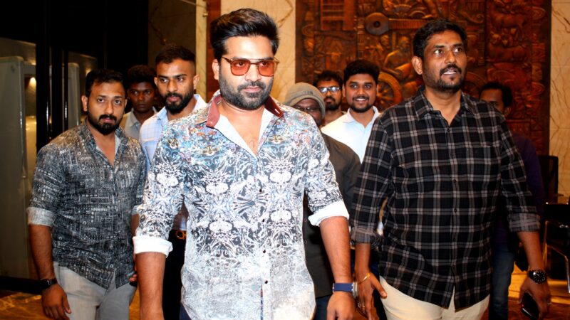 Actor Simbhu birthday celebration with Maanaadu Team Stills