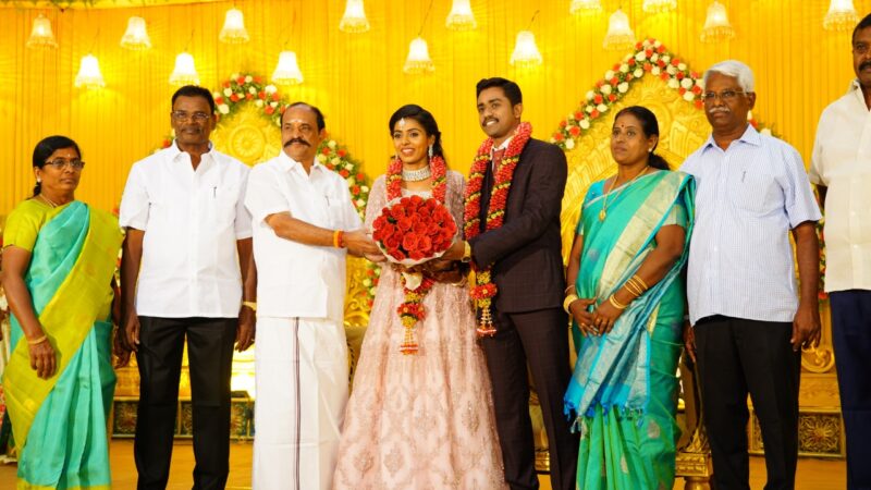 ‘மீண்டும் ஒரு மரியாதை’ நாயகி நக்ஷத்ரா திருமணம் –  திரைத்துறையினர் வாழ்த்து