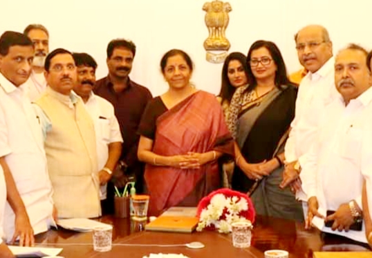 South Indian Film Chamber of Commerce Thanks Hon.ble Union Finance Minister Smt. Nirmala Sitharaman Regarding TDS issues.