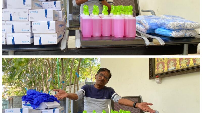 காவல்துறை அதிகாரிகளும் கார்ப்பரேஷன் ஊழியர்கள் மற்றும் துணை மருத்துவர்களுக்கு உதவிக்கரம் நீட்டிய இயக்குனர் இமயம் பாரதிராஜா!!