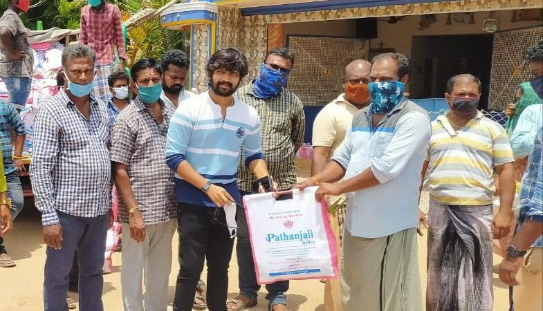 இலங்கை அகதிகளுக்கு இரண்டாவது முறையாக 500 குடும்பங்களுக்கு உதவிய  நடிகர் அபி சரவணன்!
