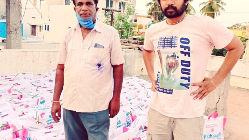 இலங்கை தமிழர் அகதிகளுக்கு உதவிய நடிகர் அபி சரவணன்