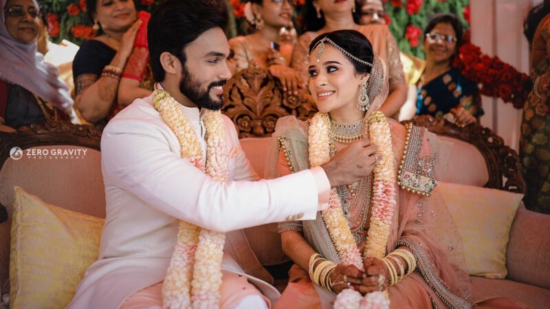 ACTOR ARAV AND ACTRESS RAAHEI WEDDING STILLS