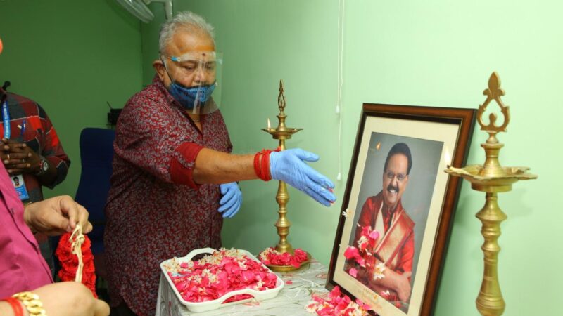 பாடும் நிலா பாலு எஸ்.பி.பாலசுப்ரமணியம் அவர்களுடைய பெயரில் புதிய டப்பிங் ஸ்டுடியோ விரைவில் திறக்கப்படும்