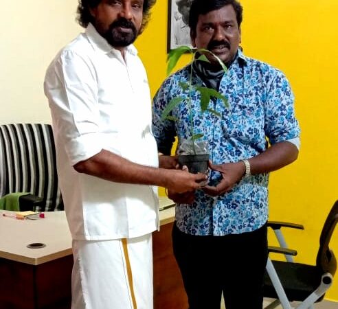 திரைப்பட உலகில் உள்ள பிரபலங்களின் பிறந்த நாட்களும் வளரும் மரக்கன்றுகளும் ராயல் பிரபாகர்.