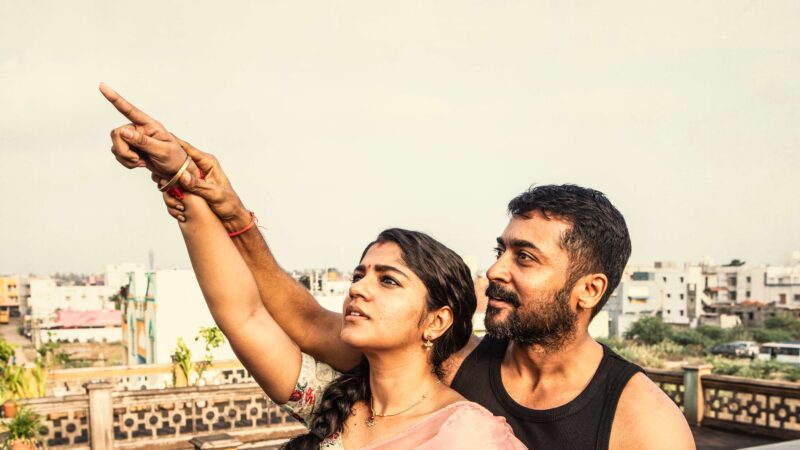 நடிகர் சூர்யா தயாரித்து கதாநாயகனாக நடித்த தமிழ் திரைப்படமான சூரரைப் போற்று 2020ஆம் ஆண்டு இந்தியாவின் மிகப்பெரிய வெற்றி பெற்ற திரைப்படம்.