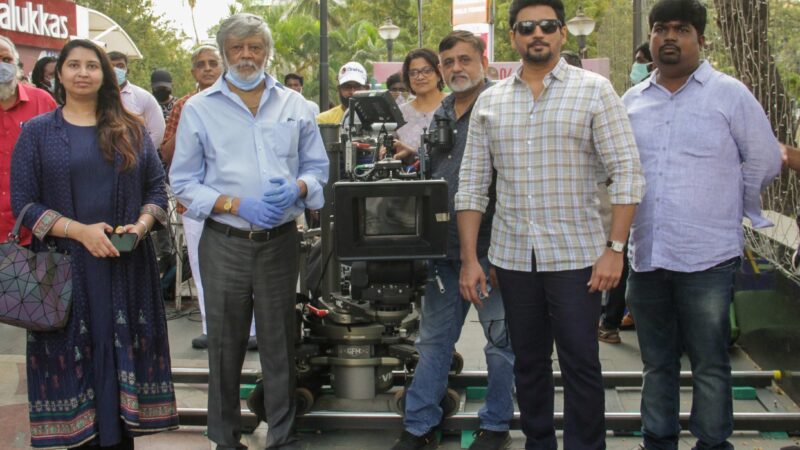 ANDHAGHAN MOVIE POOJA STILLS.