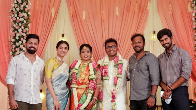 Cinematographer G.K.Vishnu – P.Mahalakshmi Wedding Stills