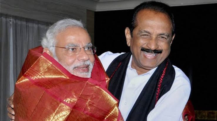 VAIKO’s LETTER TO PRIME MINISTER NARENDRA MODI