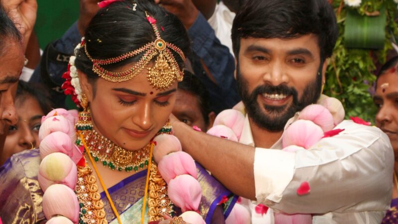 Lyrics Writer Snekan & Actress Kannika Ravi Marriage Stills