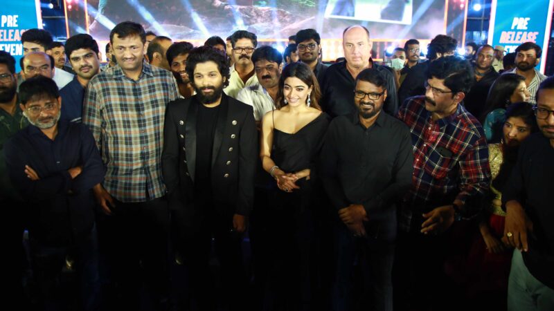 Pushpa Movie – PreRelease Party Hyderabad Stills