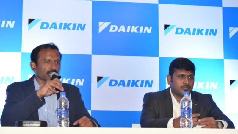 Daikin launches New Range of Split Room ACs in Chennai.