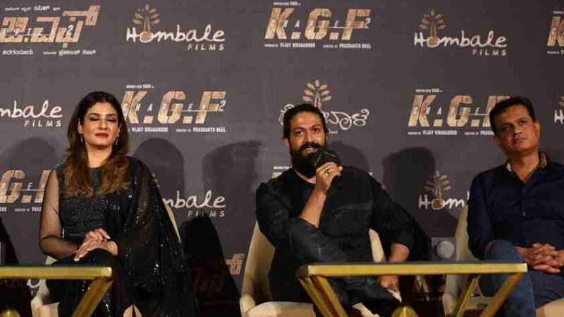 KGF 2 Movie Trailer launch Stills