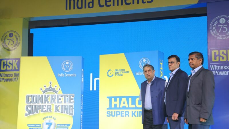 India Cements launches Two Super Kings 
