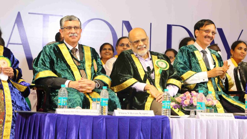 Alpha Arts and Science College celebrated their 22nd Graduation ceremony in conjunction with its 25th anniversary Silver Jubilee Celebration.