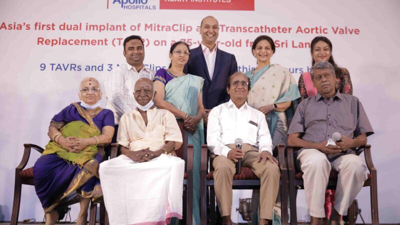 Apollo Hospitals, India is the first in Asia to perform both a MitraClip and a TAVR procedure on the same patient