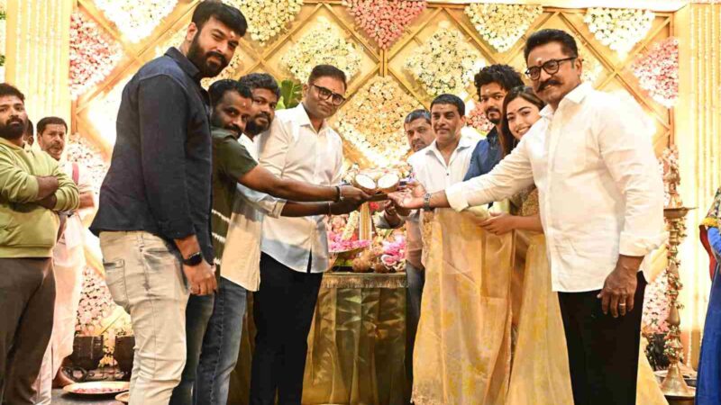 Thalapathy Vijay’s 66th Movie Launched Stills