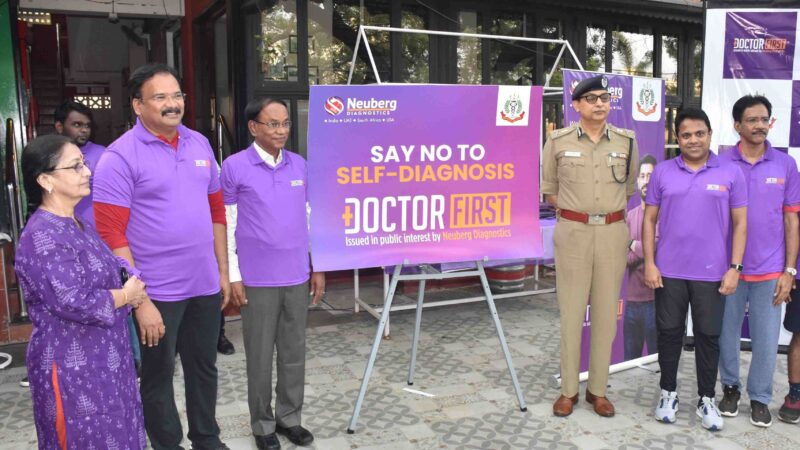 Neuberg Diagnostics organizes a walkathon in Chennai to spread awareness on the importance of “Saying No to Self-Diagnosis”