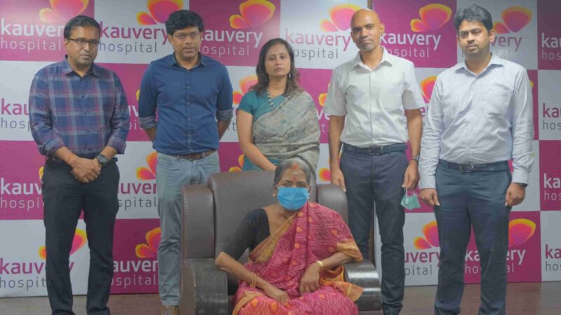 Kauvery Hospital successfully revives an activist after prolonged battle with Severe Covid Illness and Pneumonia !