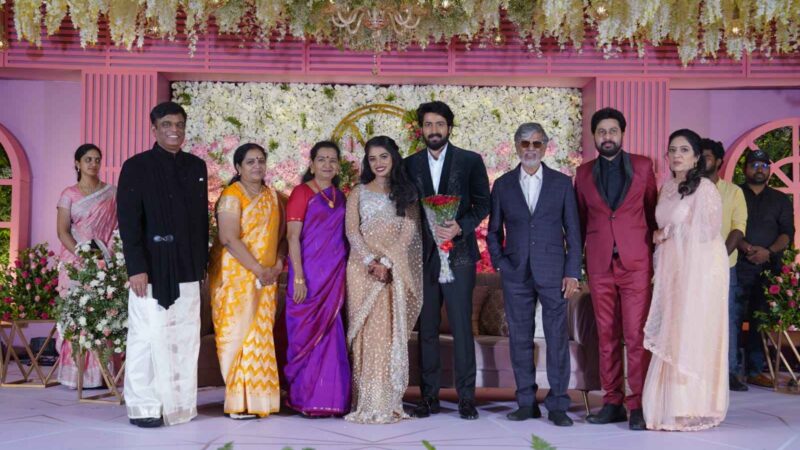 Actor Harish kalyan – Narmada Udhayakumar Reception Stills