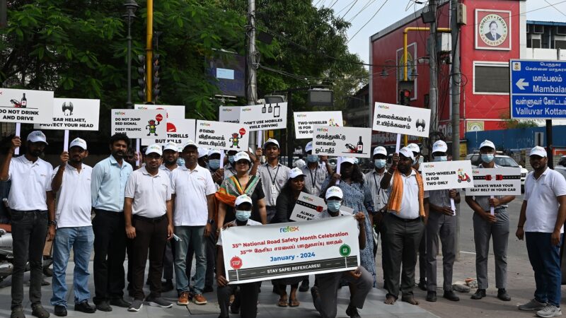 ரீஃபெக்ஸ் குழுமம் மற்றும் ராமகிருஷ்ணா பள்ளி கொண்டாடிய ‘சாலை போக்குவரத்து வாரம்!!