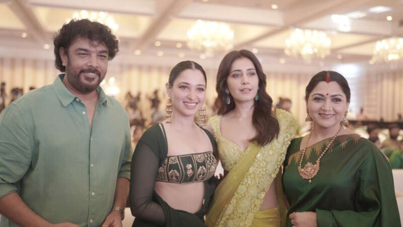 Aranmannai 4 Movie Trailer Launch Stills