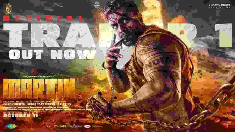 #Martin – New Movie Trailer 1 [4K Video] | Dhruva Sarja | AP Arjun | Uday K Mehta