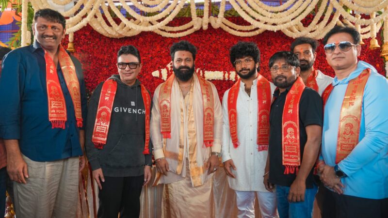 Prasanth Varma’s JAI HANUMAN Starring Rishab Shetty, Produced by Mythri Movie Makers, Presented By T Series Launched In Traditional & Majestic Way At Hanuman’s Birth Place Anjanadri, Hampi !