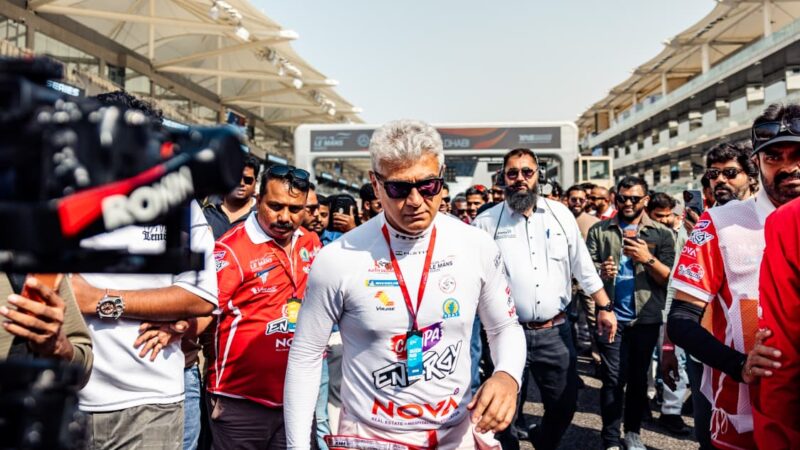 Actor-turned-racer Ajith Kumar takes delivery of Mahindra BE 6 Formula E Edition !