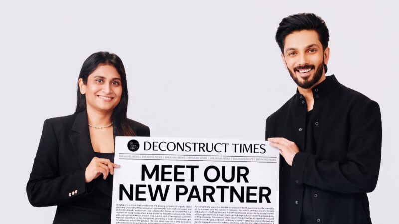 Deconstruct Announces Music Director Anirudh Ravichander as Official Brand Partner: A Story Sparked Organically by the Internet !