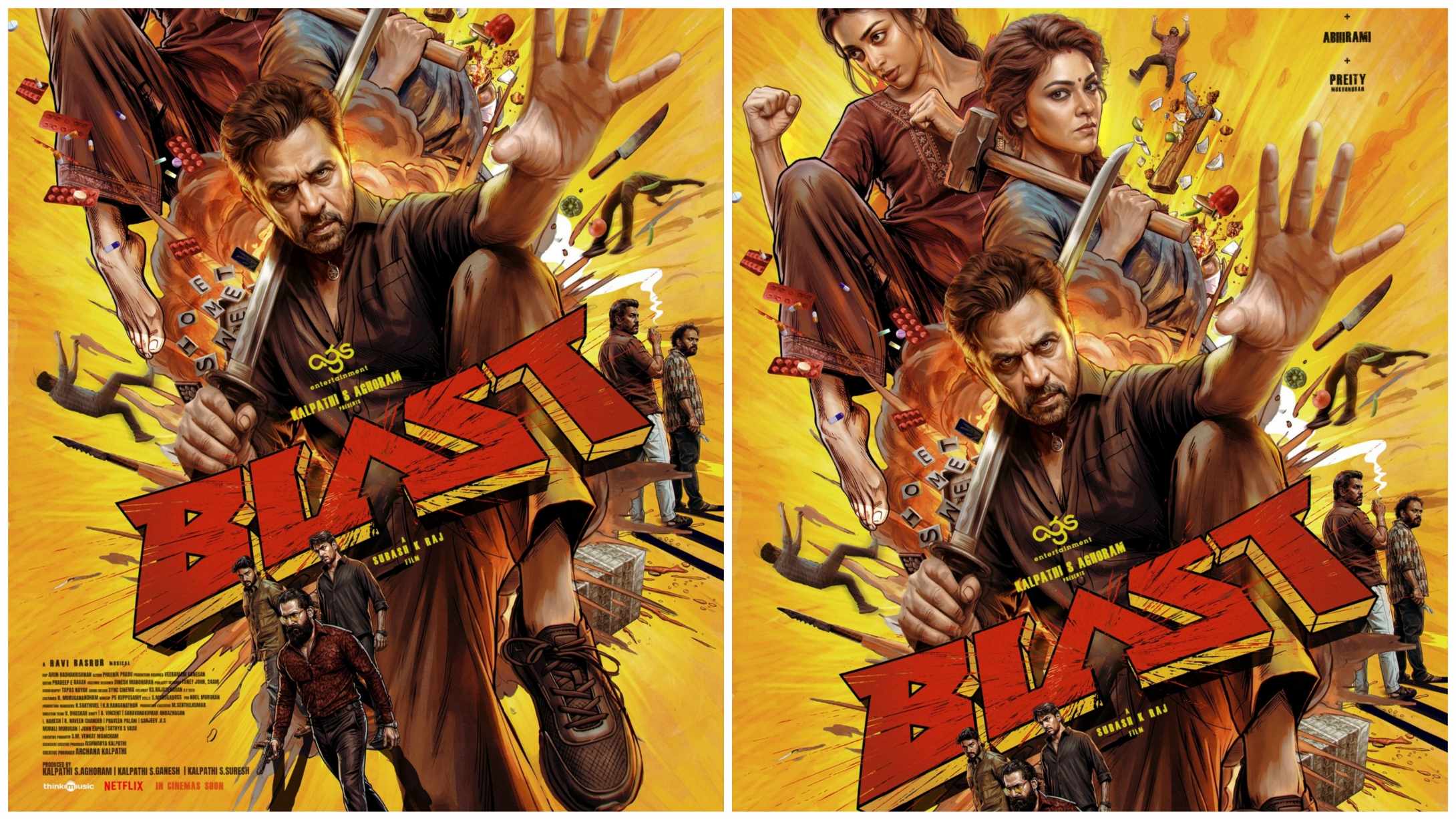 Actor John Kokken, Dileepan, Pawan, Arjun Chidambaram, Vivek Prasanna play key characters in ‘Blast’ which is gearing up for theatrical release soon!