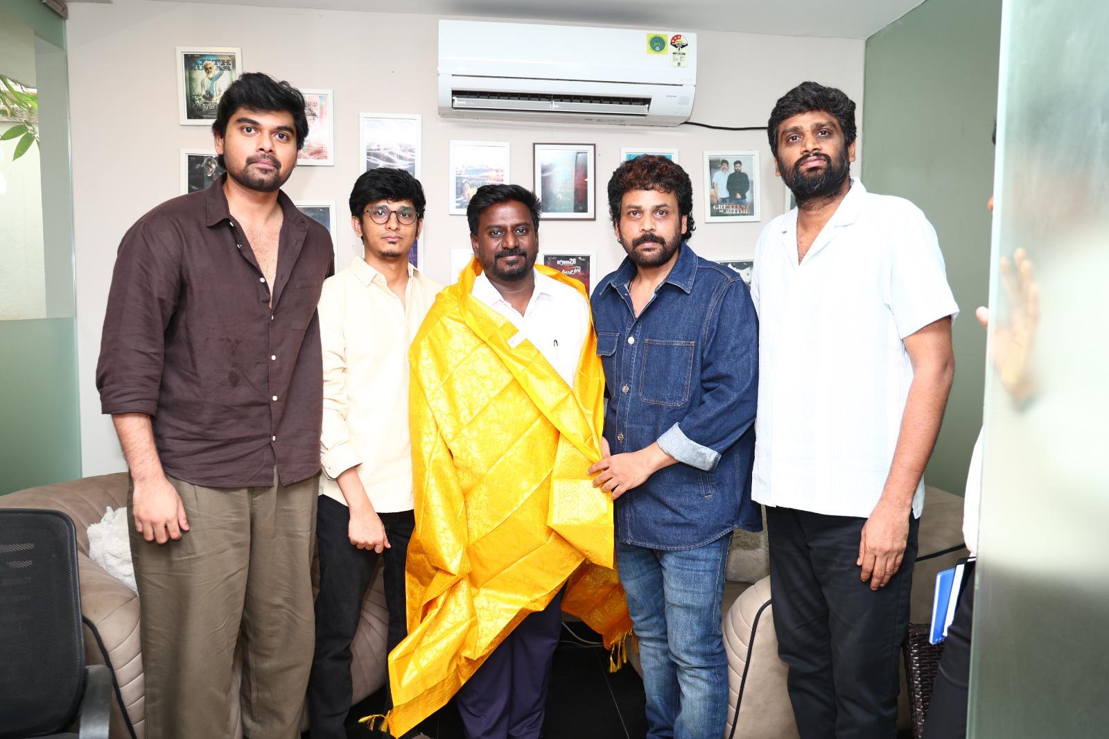 Romeo Pictures’ New Film Starring Akash Murali Launched with a Grand Pooja Ceremony!