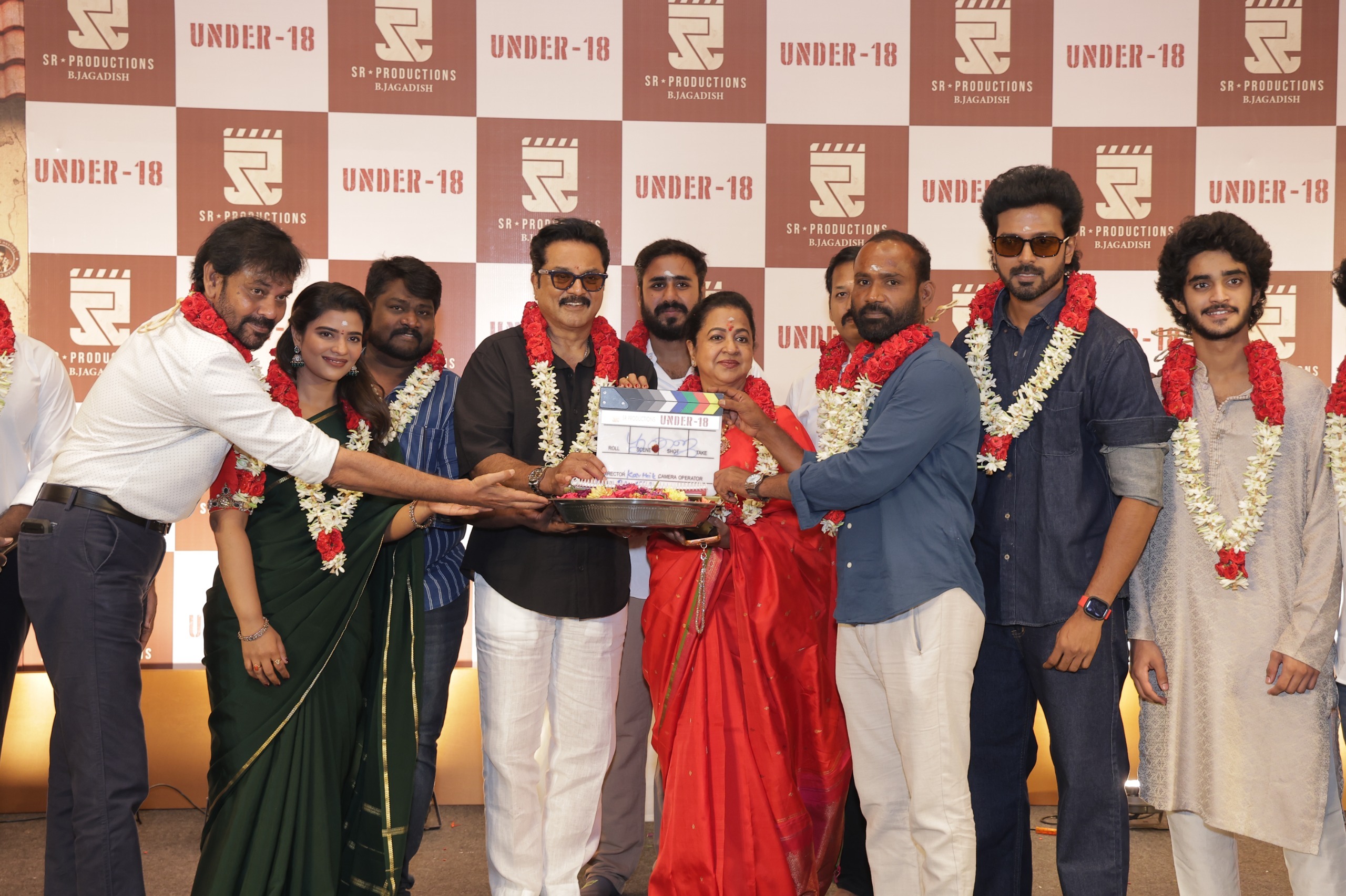 SR PRODUCTIONS தயாரிப்பில், அண்டர் – 18” (Under – 18) – பட பூஜை விழா !! 