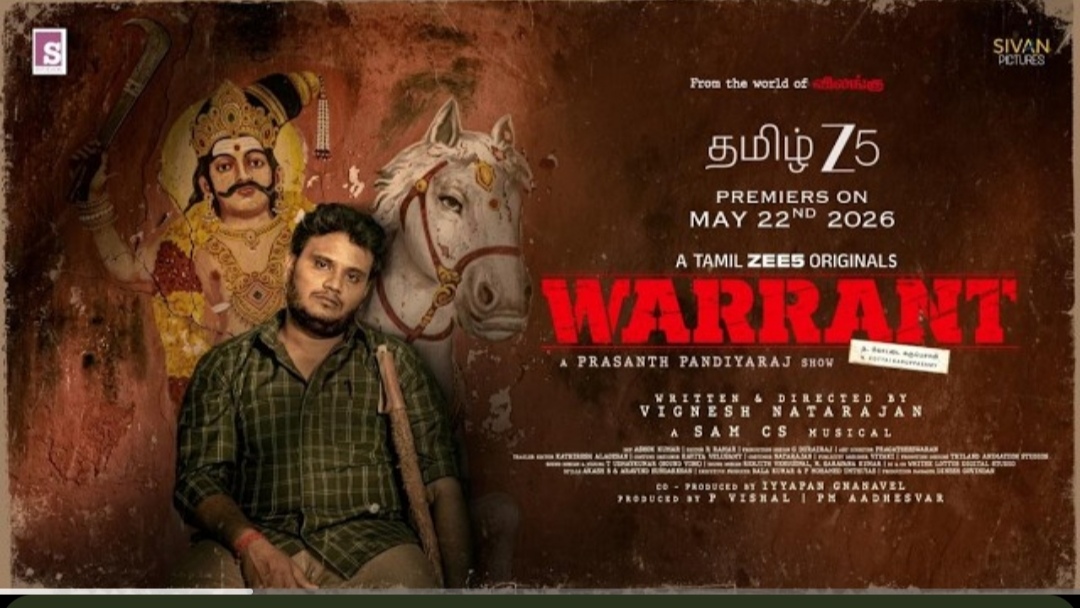WARRANT | Official Trailer | A Tamil ZEE5 Original | Prasanth Pandiyaraj | Premieres 22nd May