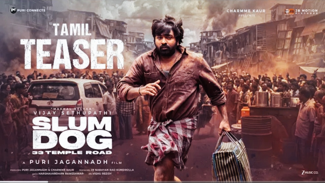 SlumDog – 33 Temple Road Teaser (Tamil) | Puri Jagannadh | Vijay Sethupathi | Tabu | Samyuktha